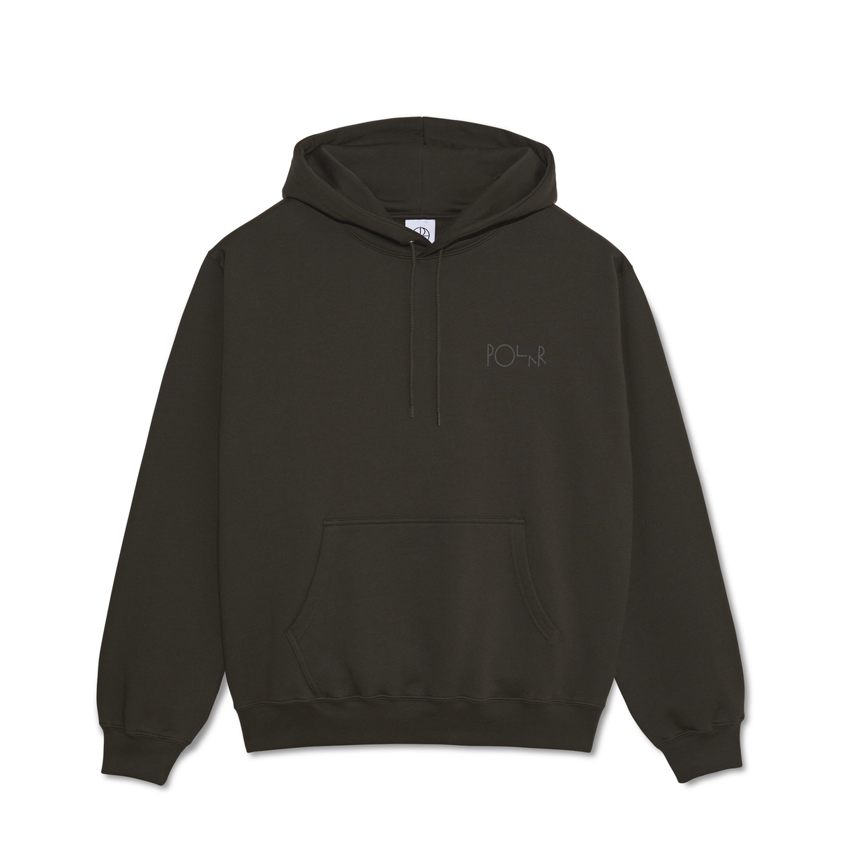 Polar Skate Co. Stroke Logo Dave Hoodie – Dirty Black