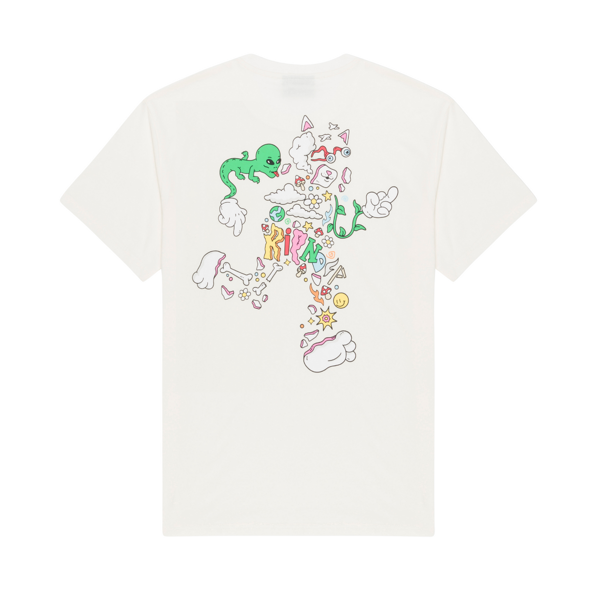 RIPNDIP Broken Down T-Shirt - Bone