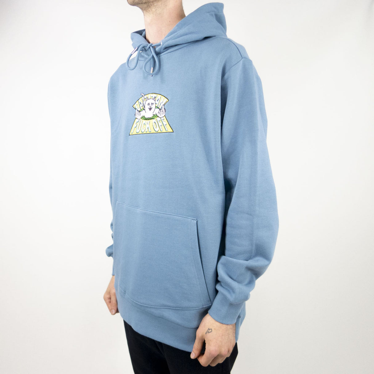 RIPNDIP Capitan FF Embroidered Hoodie - Slate