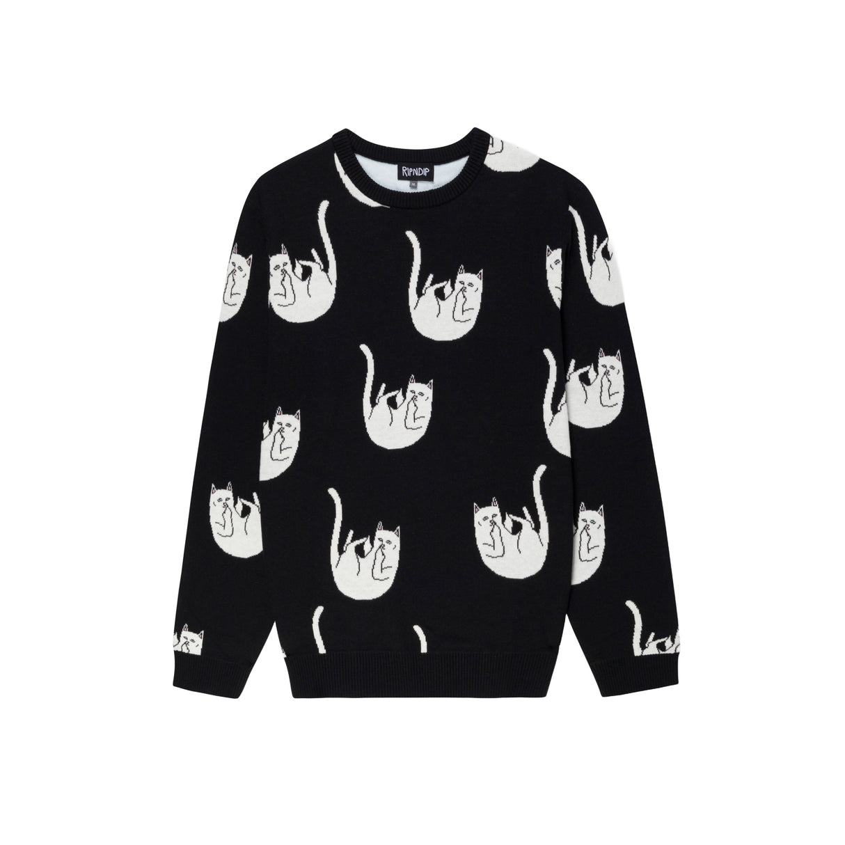 RIPNDIP Falling Nerm Knit Sweater - Black