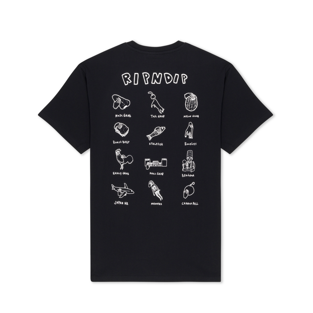 RIPNDIP Grabs T-Shirt - Black