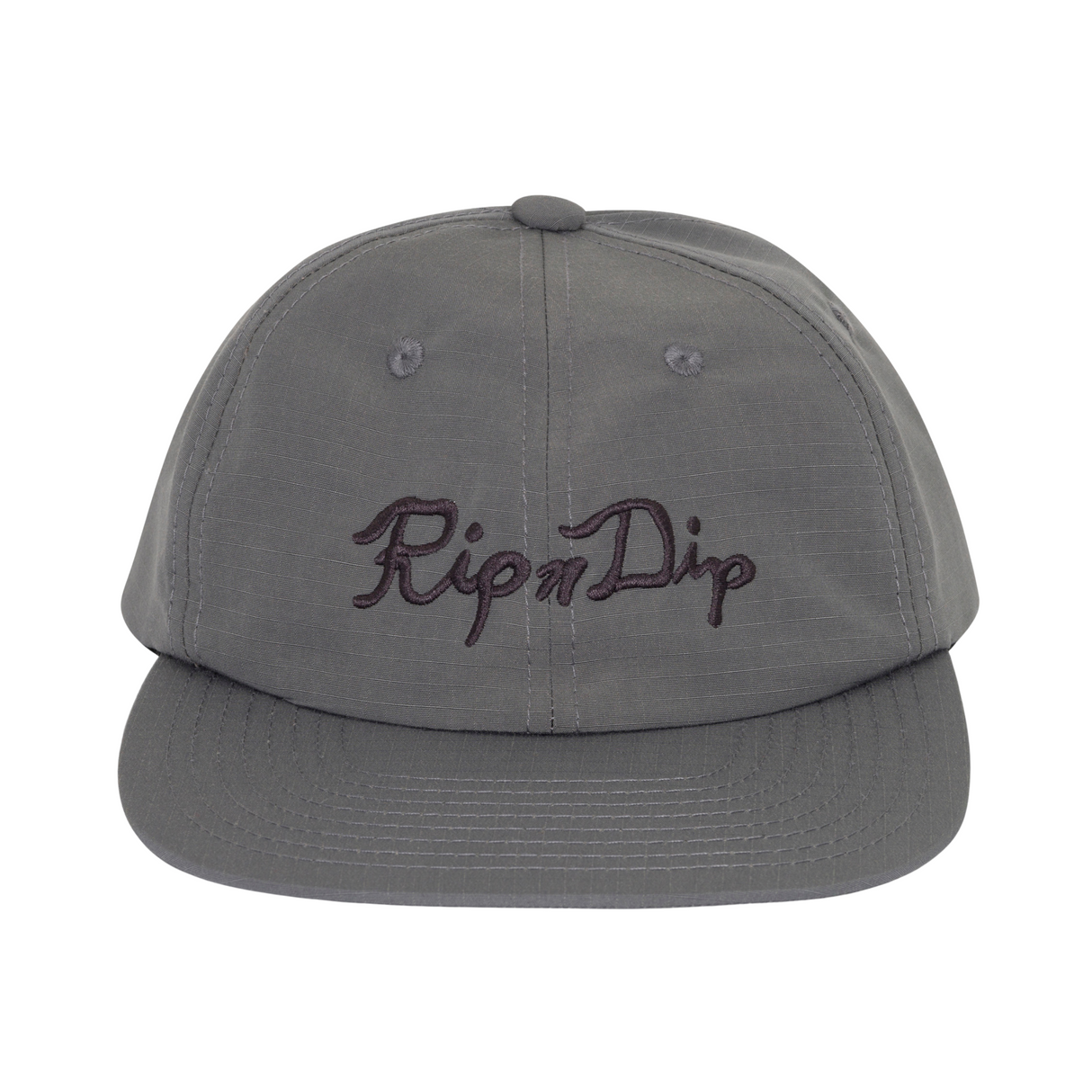 RIPNDIP Script Snapback Hat Cap – Charcoal