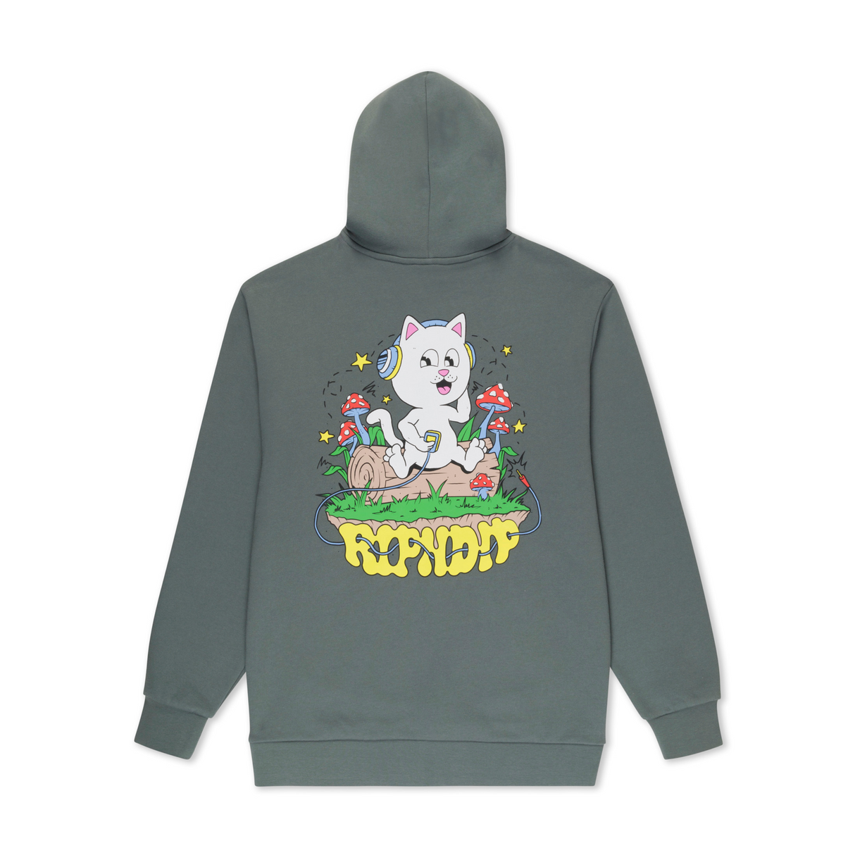 RIPNDIP Shroom Song Hoodie - Charcoal