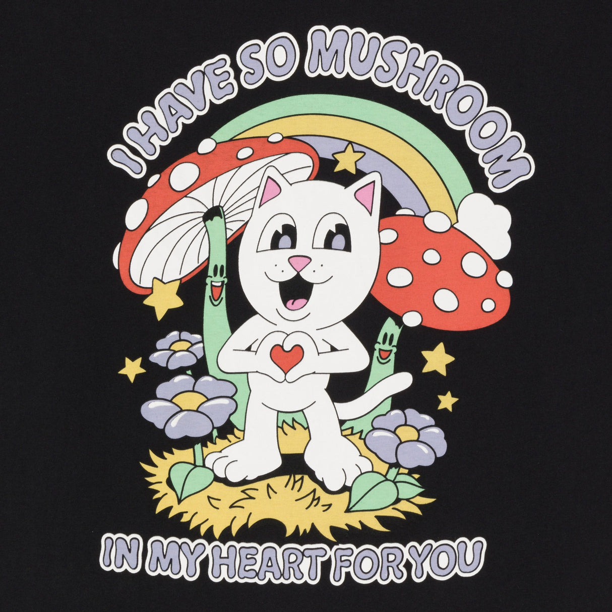 RIPNDIP So Mushroom T-Shirt - Black