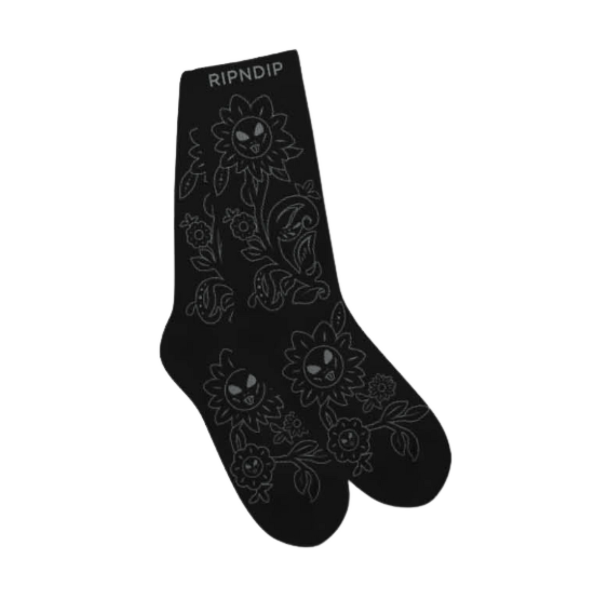 RIPNDIP Space Garden Socks - Black
