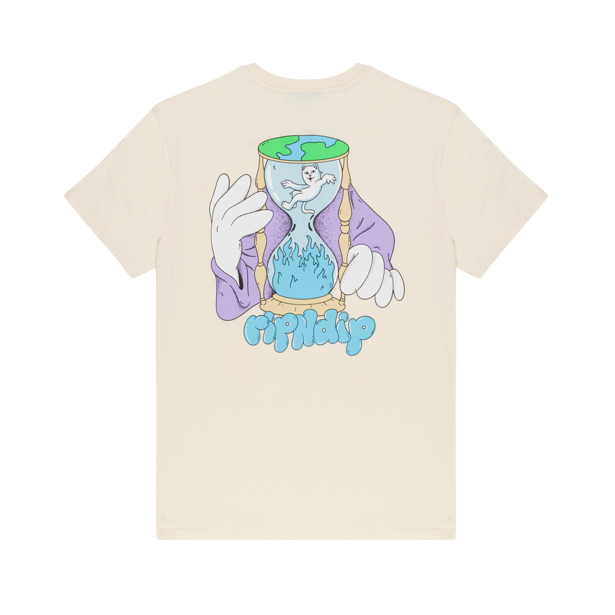 RIPNDIP Time Turner T-Shirt - Natural