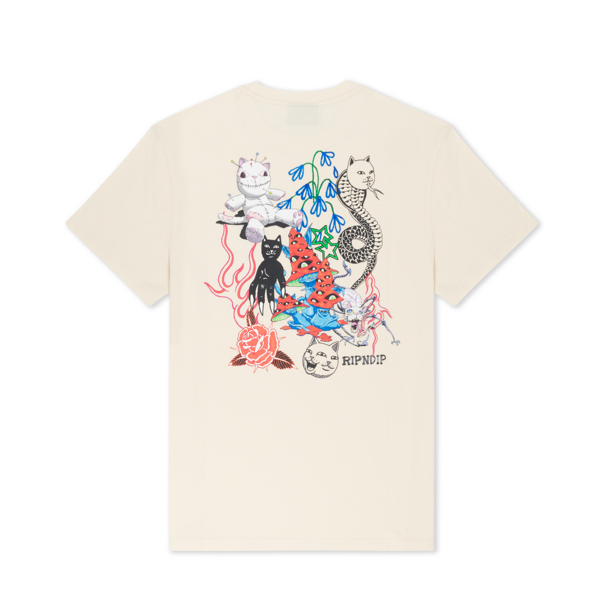 RIPNDIP Travis T-Shirt - Natural