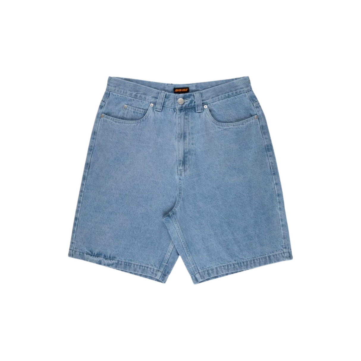 Santa Cruz Big Baggy Denim Shorts - Stone Wash