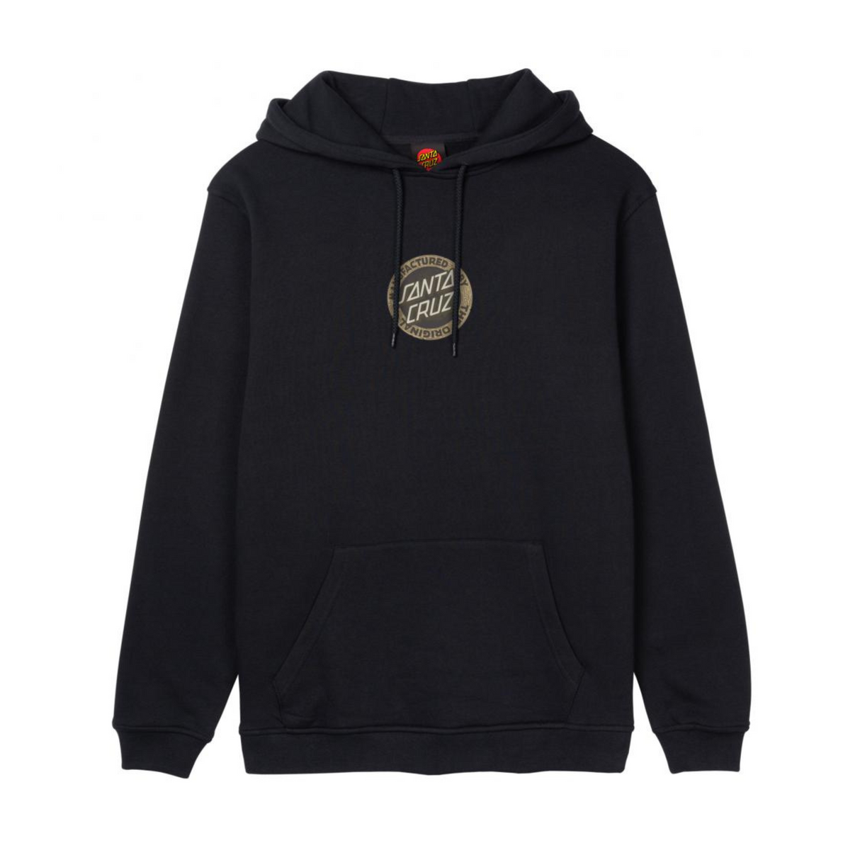 Santa Cruz Carved MFG Front Hoodie - Black
