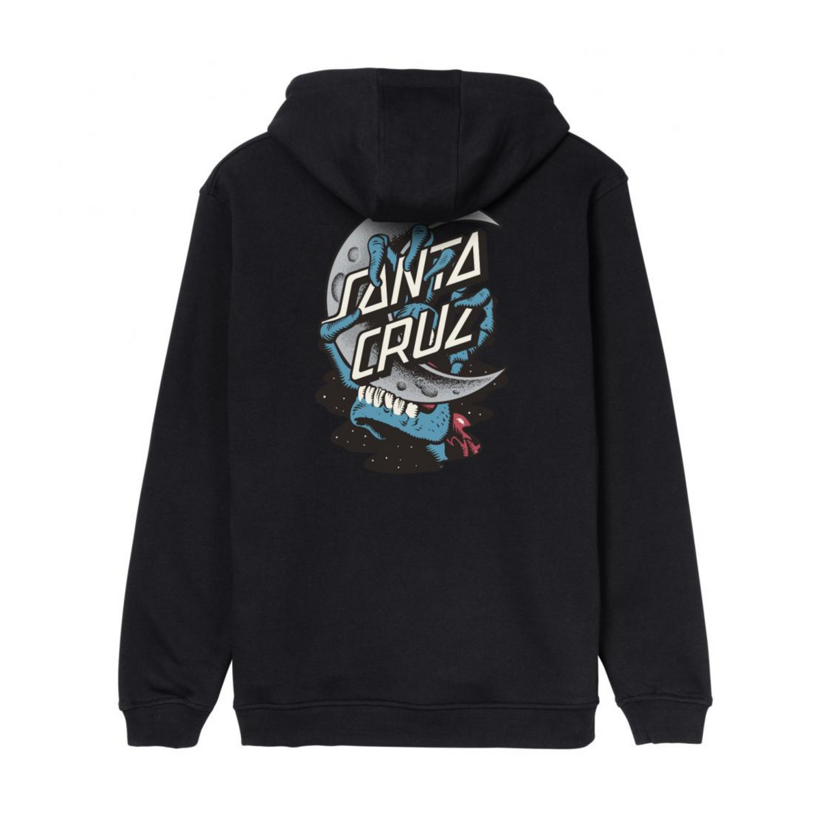Santa Cruz Crescent Bone Hand Hoodie - Black