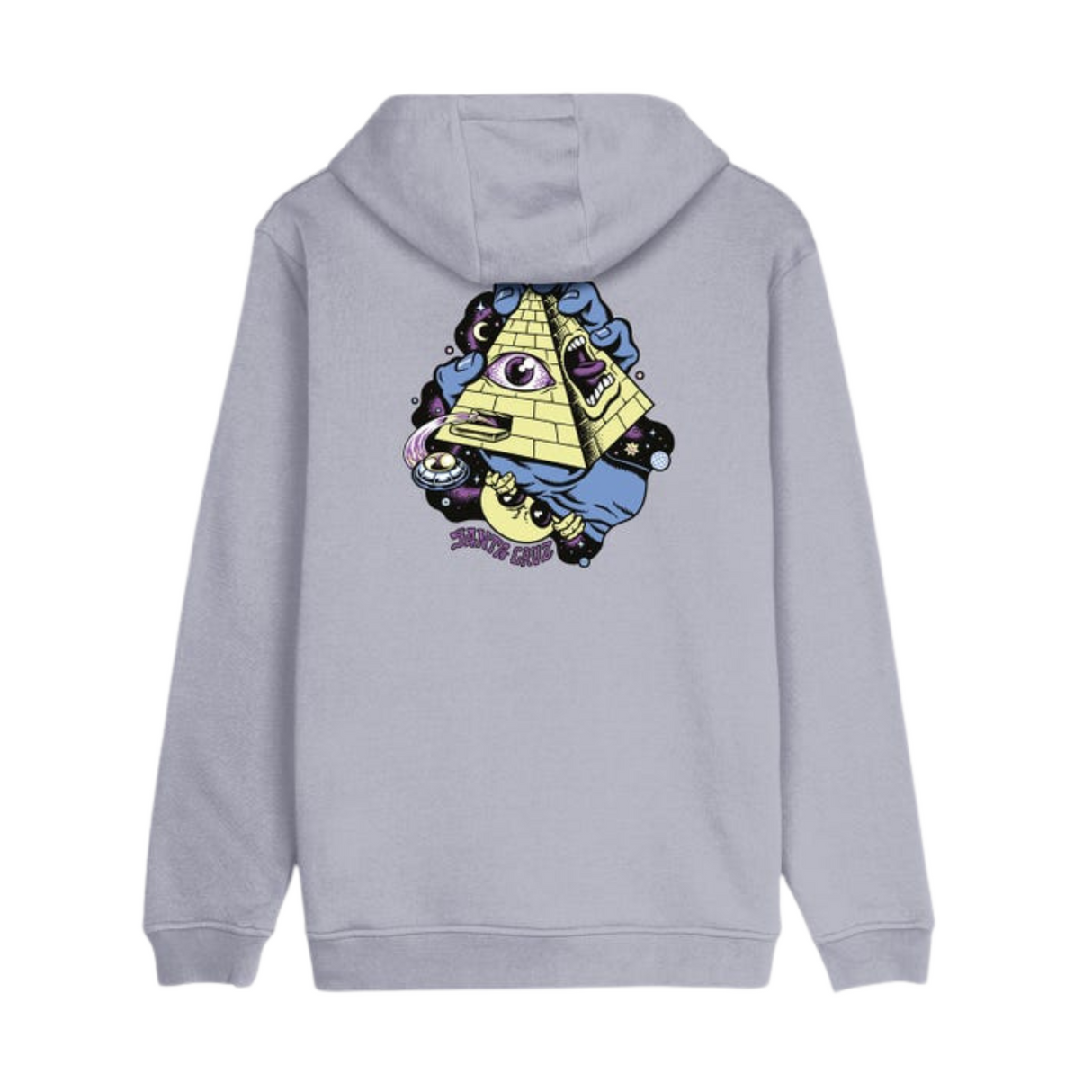 Santa Cruz Knibbs Invasion Hand Hoodie - Moon Dust