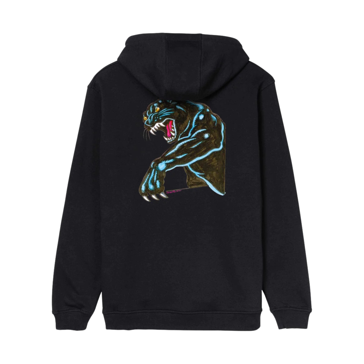 Santa Cruz Natas Sketch Panther Hoodie - Black