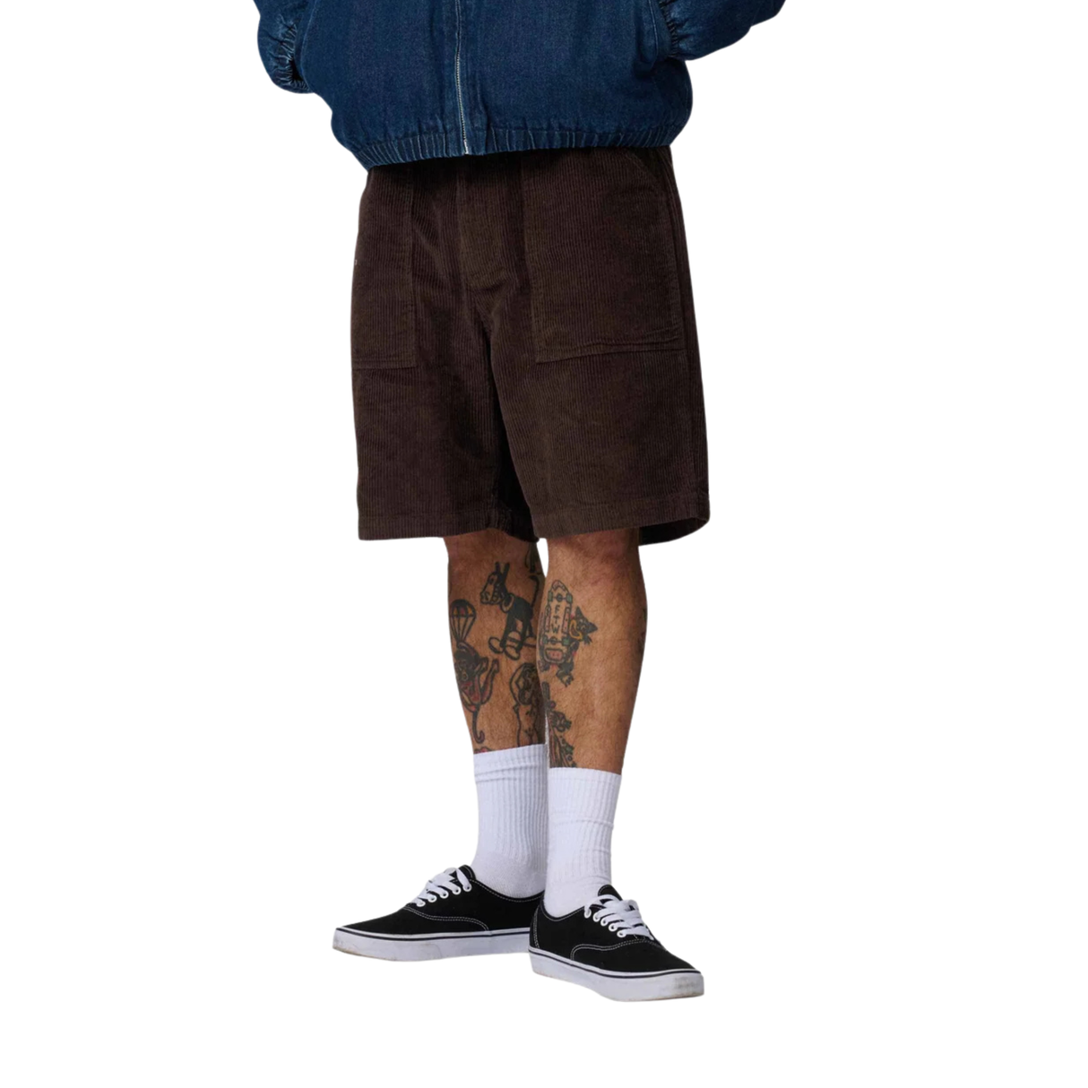 Santa Cruz Opus Dot Workwear Shorts - Coffee