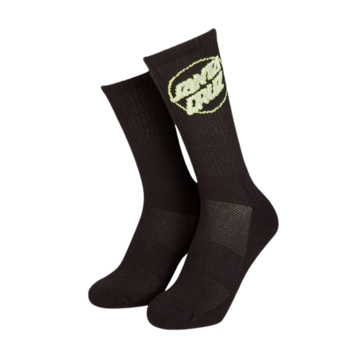 Santa Cruz Partial Dot Sock (2 Pack) Socks - Pacific Blue & Black