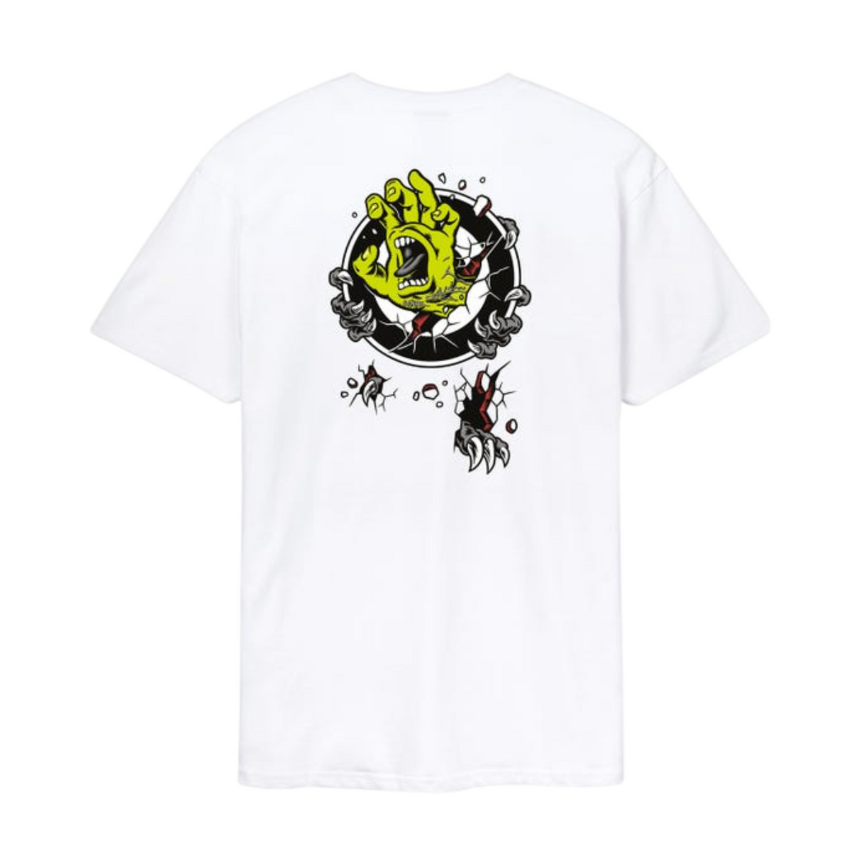 Santa Cruz Roskopp Screaming Target T-Shirt - White