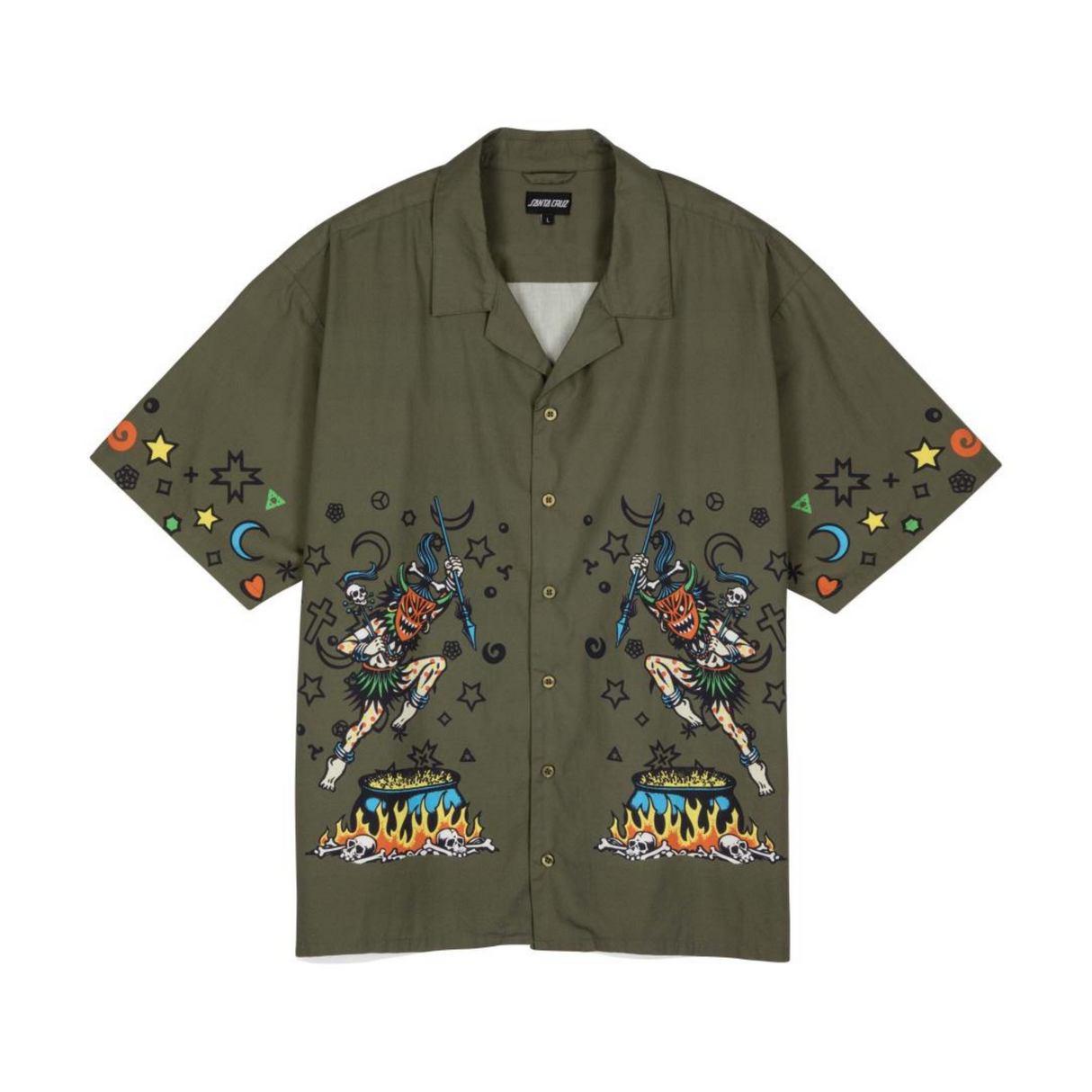 Santa Cruz Salba Resurrection Shirt - Uniform Green