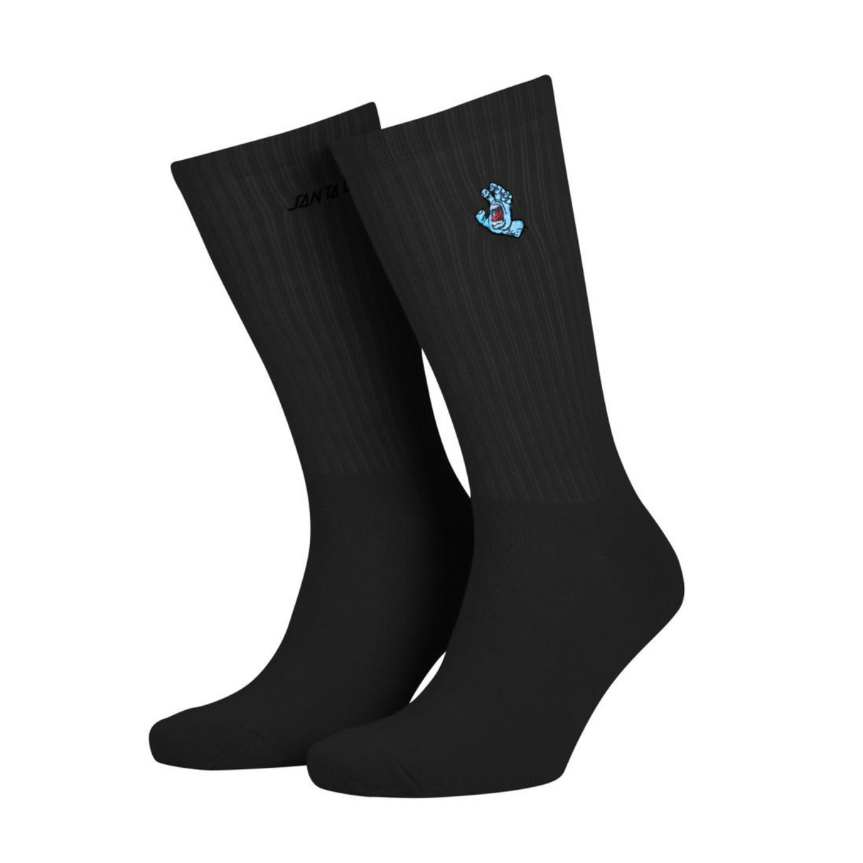 Santa Cruz Screaming Mini Hand Socks - Black