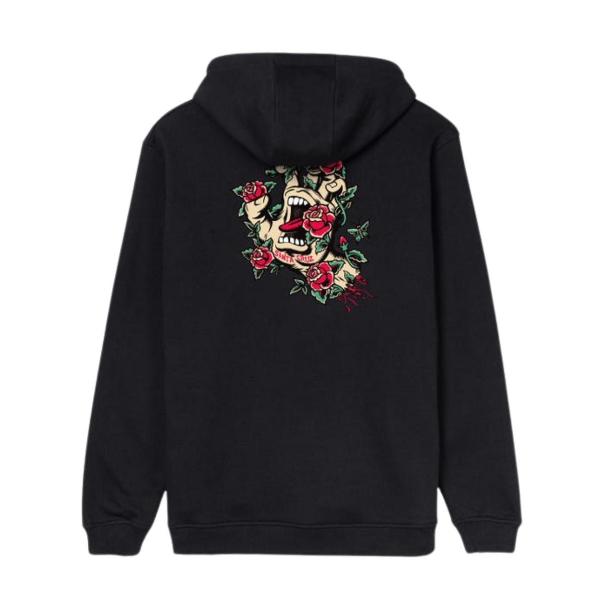 Santa Cruz Screaming Rose Flash Hoodie - Black