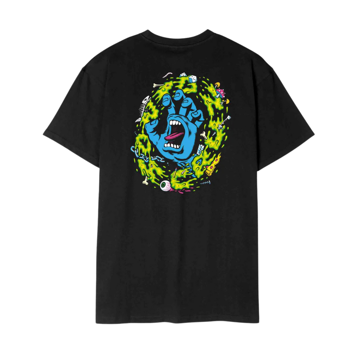 Santa Cruz Slime Scream T-Shirt - Black