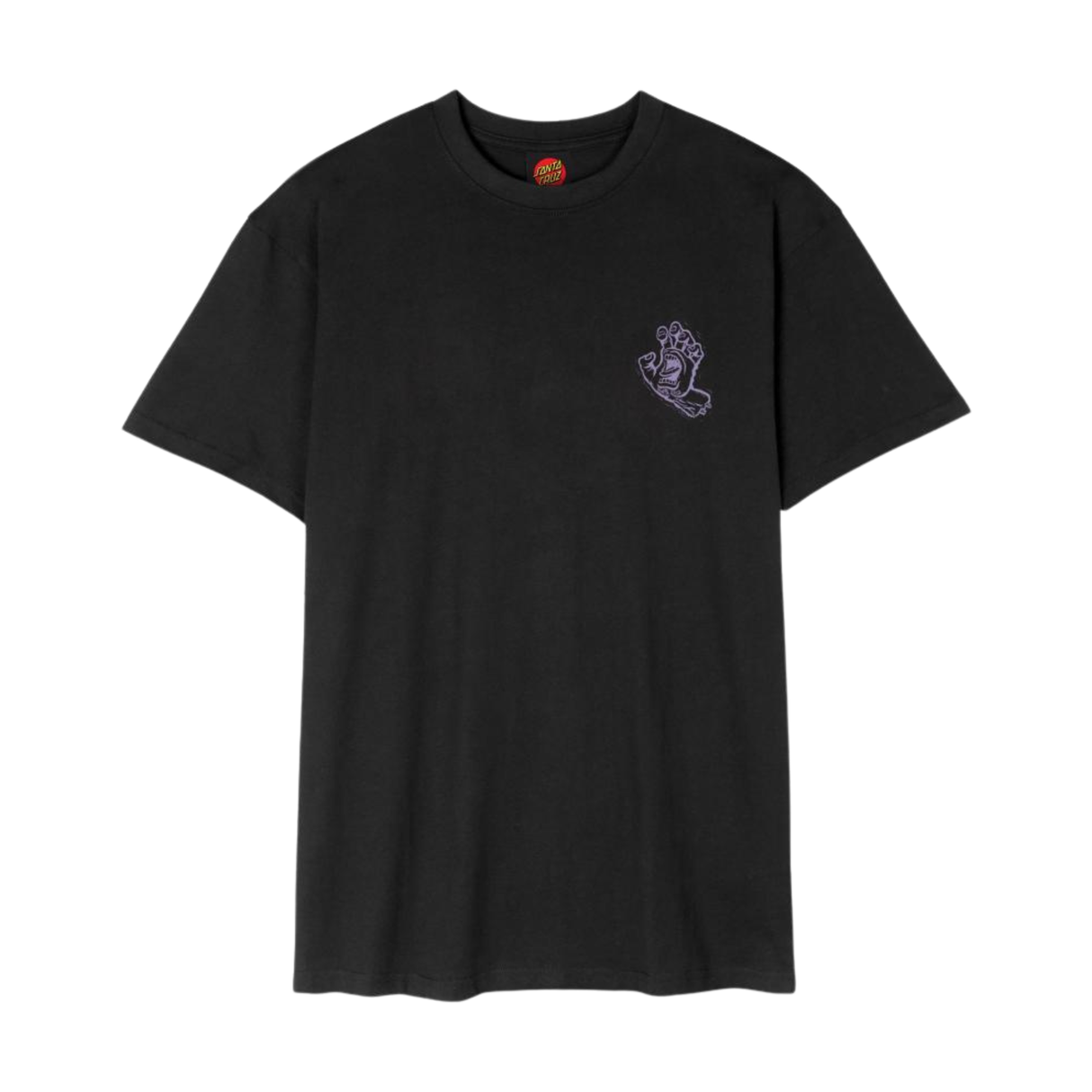 Santa Cruz Stamped Screaming Hand T-Shirt - Black