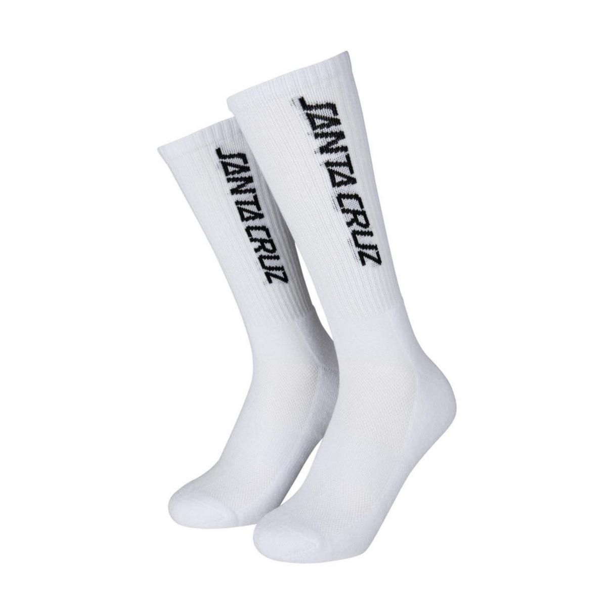 Santa Cruz Strip Socks (3 Pack) - Chalk / White / Black