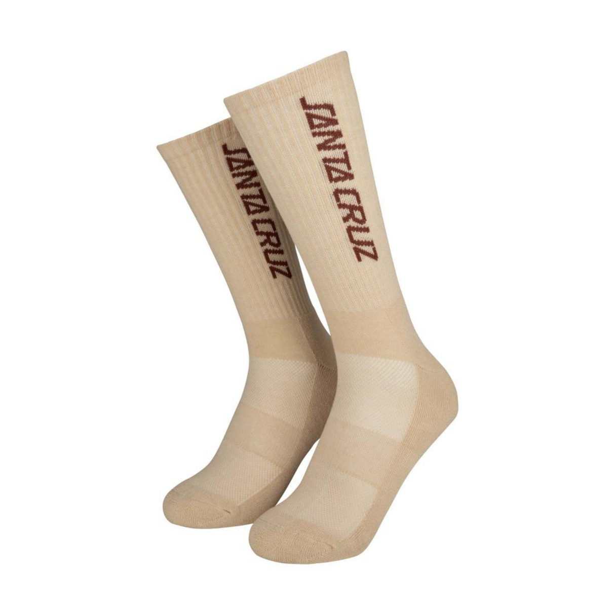 Santa Cruz Strip Socks (3 Pack) - Chalk / White / Black
