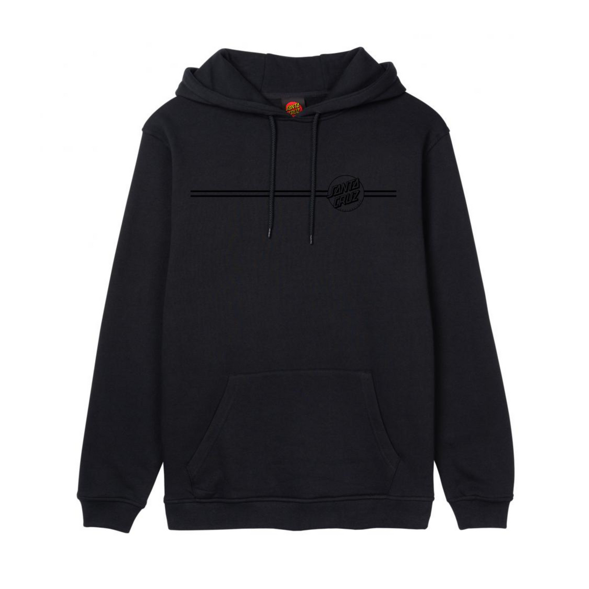 Santa Cruz Tonal Opus Dot Stripe Hoodie - Black