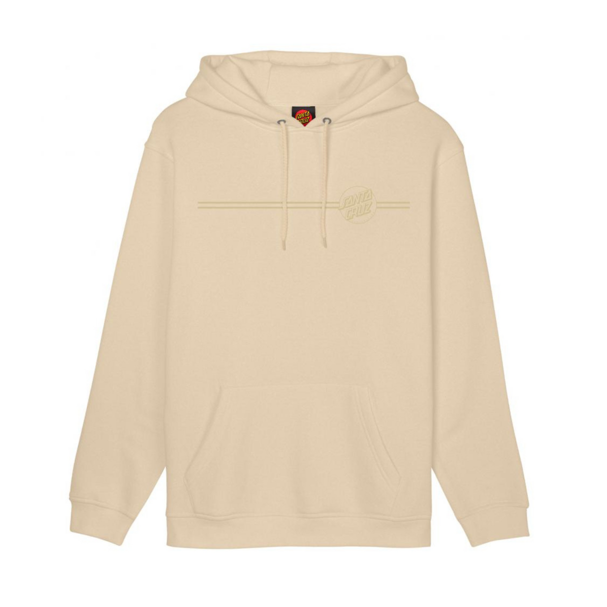Santa Cruz Tonal Opus Dot Stripe Hoodie - Vanilla