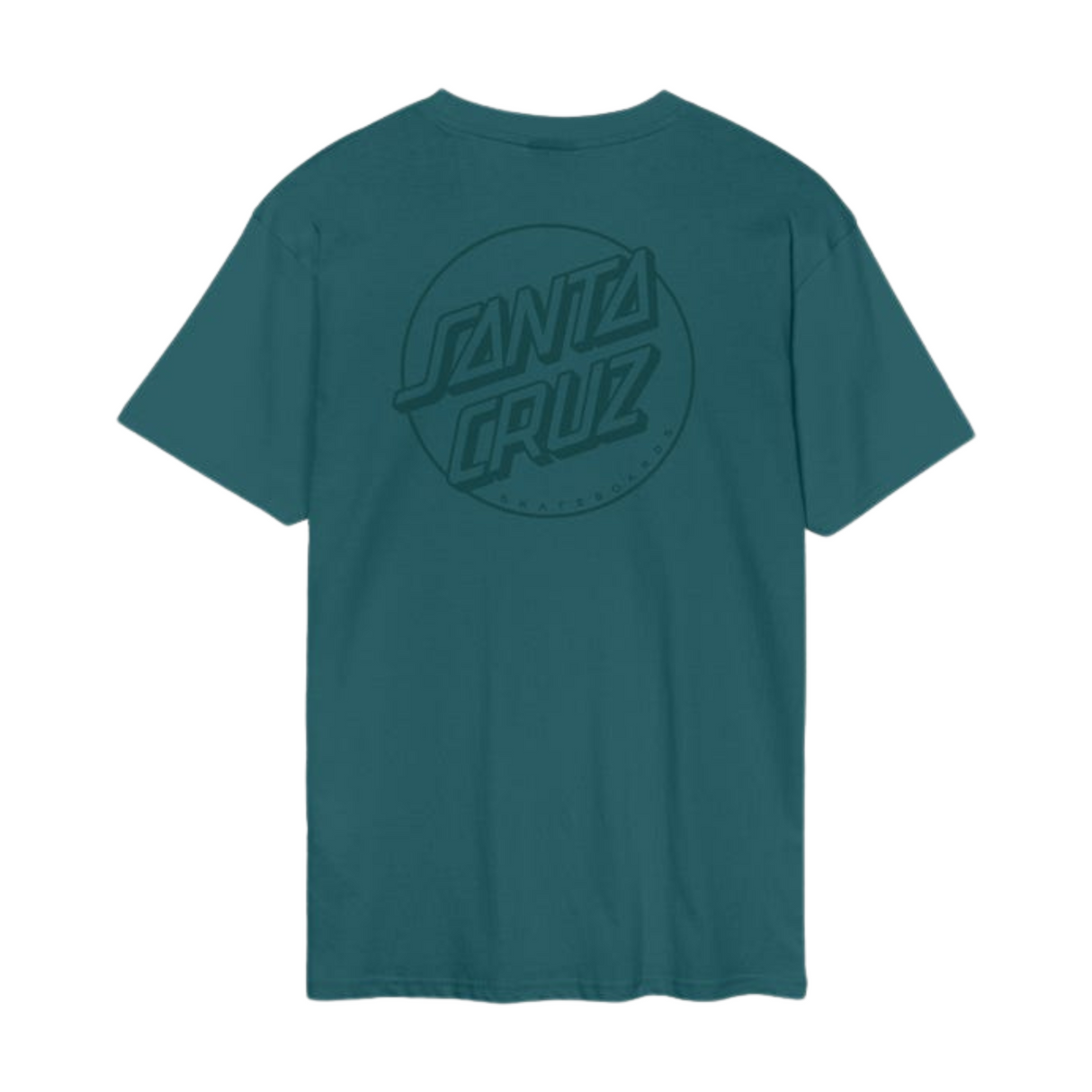 Santa Cruz Tonal Opus Dot Stripe T-Shirt - Cosmic Teal