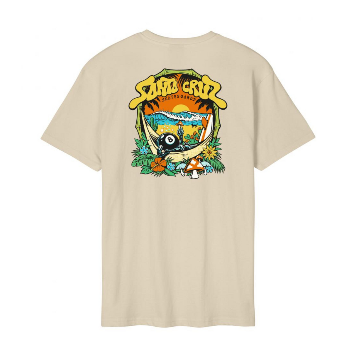 Santa Cruz Winkowski 8Baller Trip T-Shirt - Blond Wood