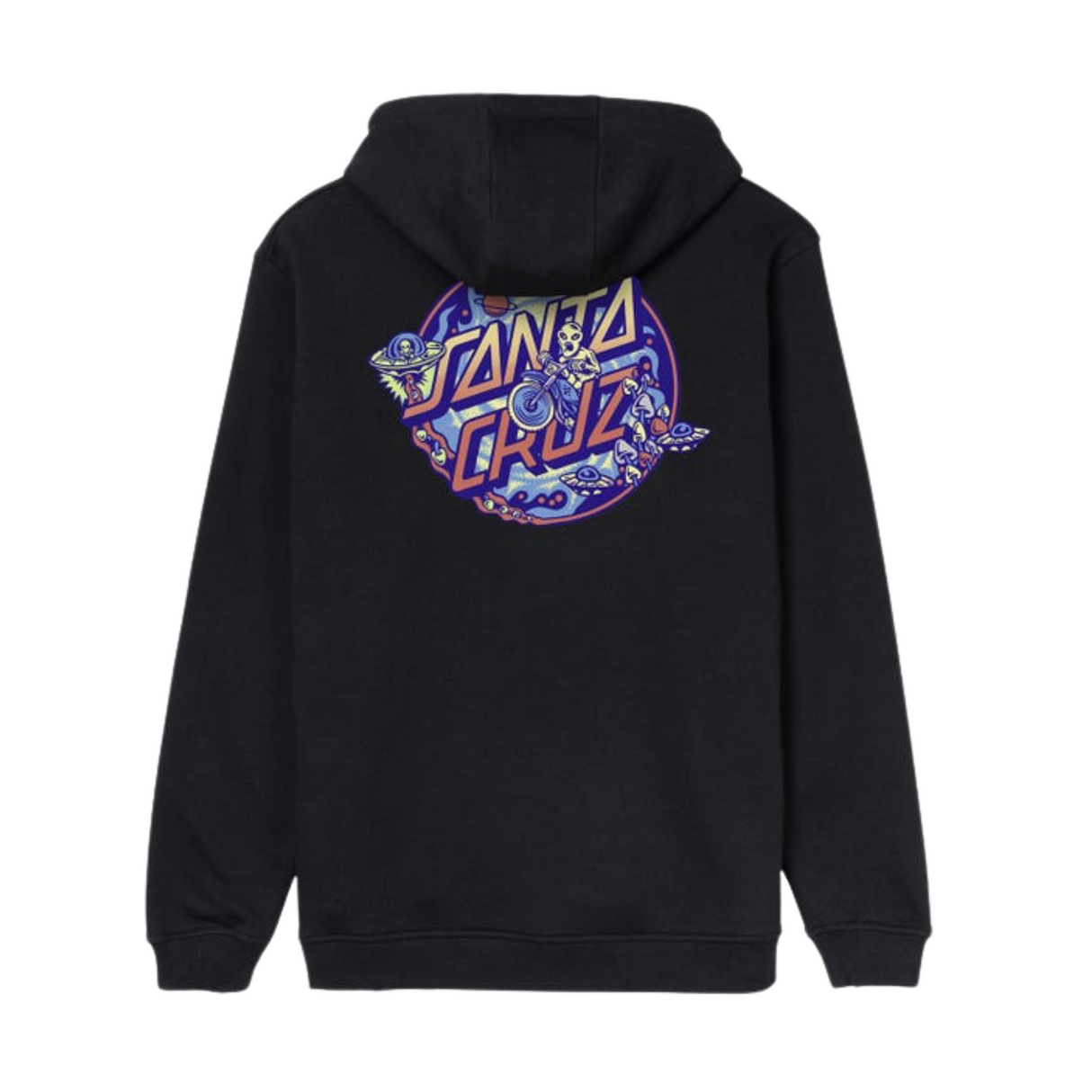 Santa Cruz Winkowski Dope Planet 2 Centre Hoodie - Black