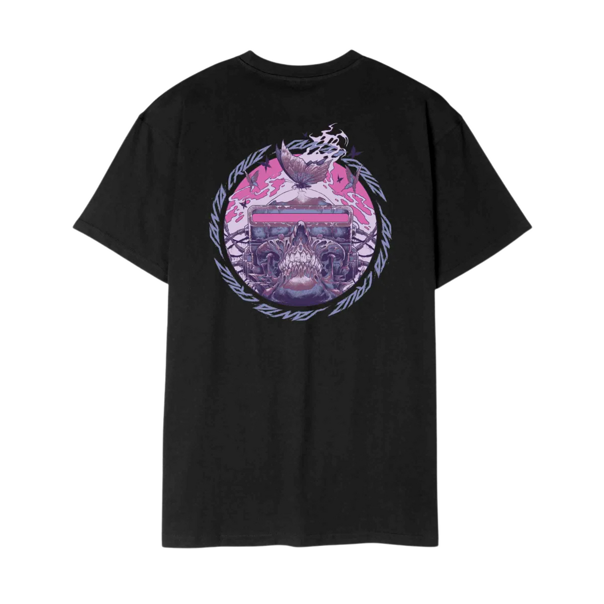 Santa Cruz Wooten Cyber T-Shirt - Black