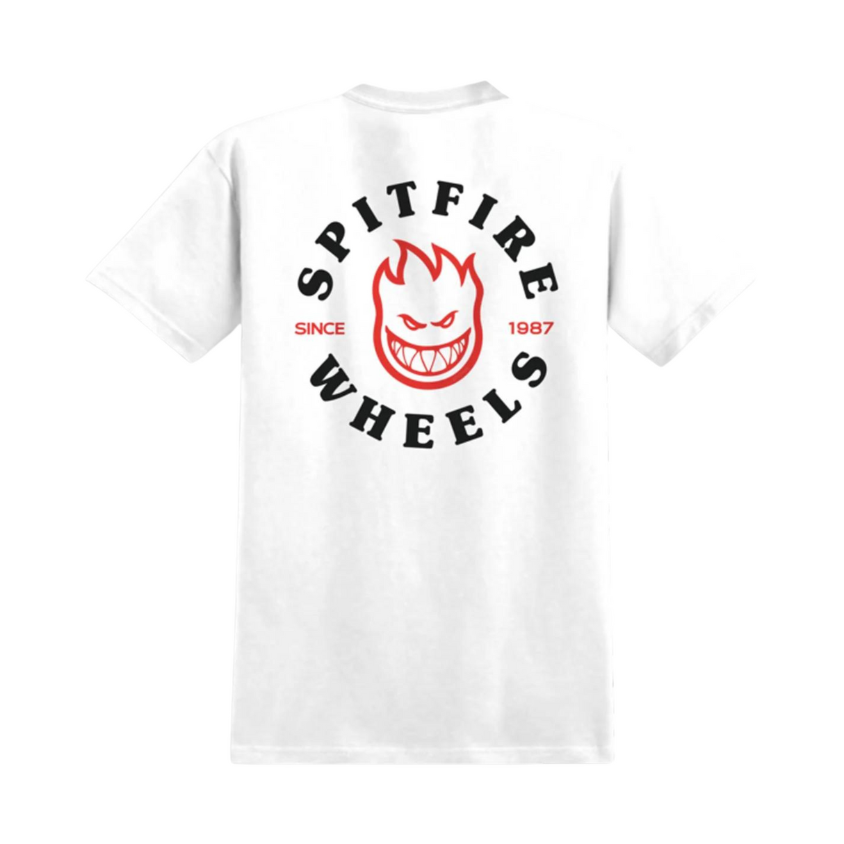 Spitfire Bighead Classic T-Shirt - White / Black / Red