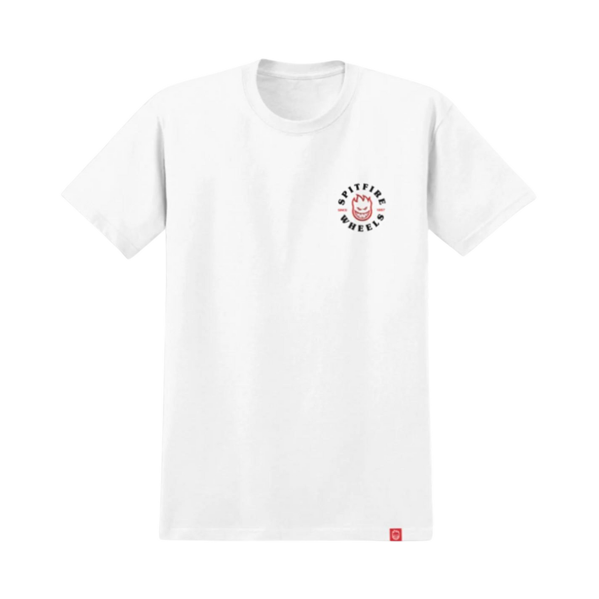 Spitfire Bighead Classic T-Shirt - White / Black / Red