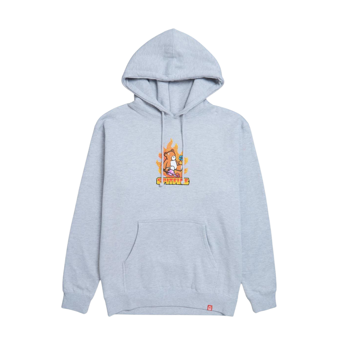 Spitfire Lil Beatdowns Hoodie - Heather Grey / Multi