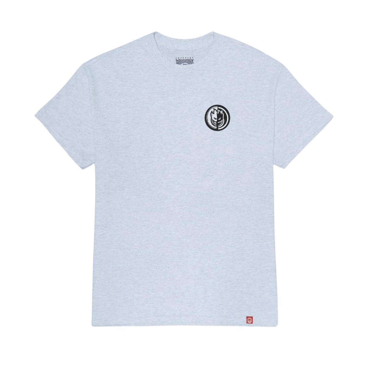 Spitfire Yin Yang T-Shirt - Ash / Black