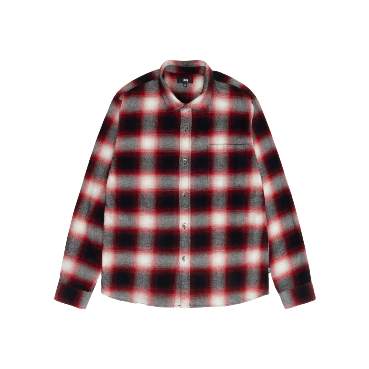 Stussy Bay Plaid Shirt – Red