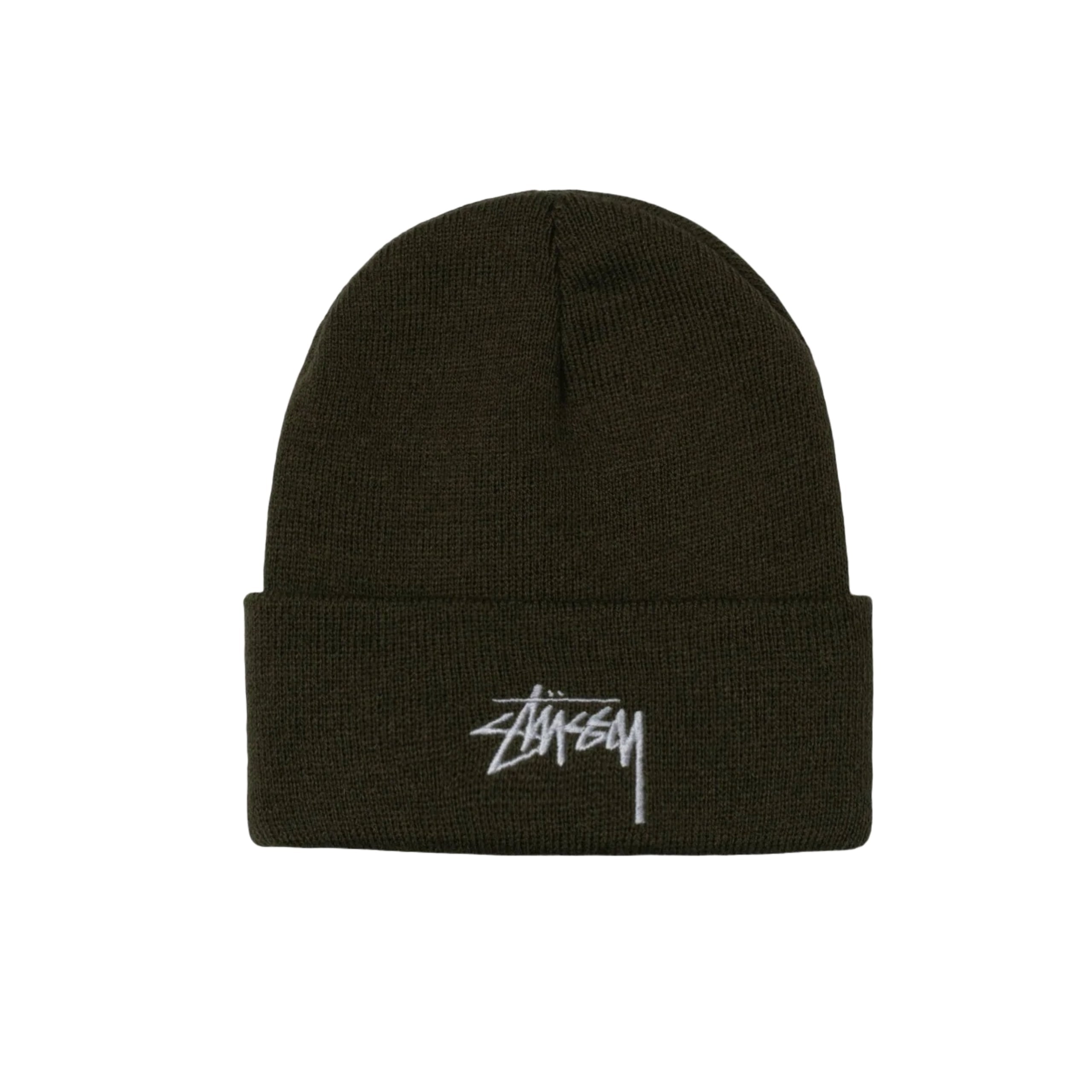 Stussy Stock Cuff Beanie - Olive exclusive at Remix