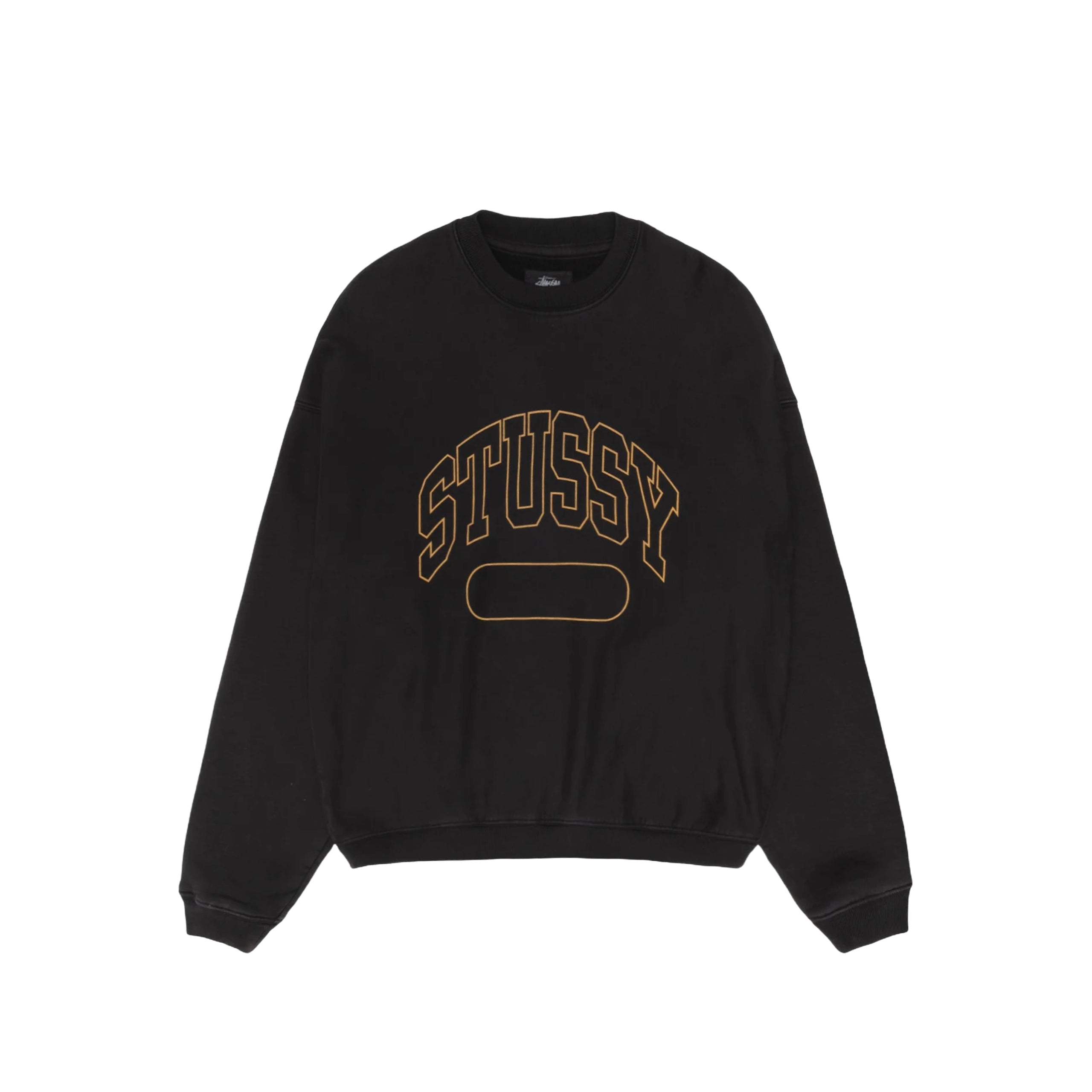 Stussy on sale black sweatshirt