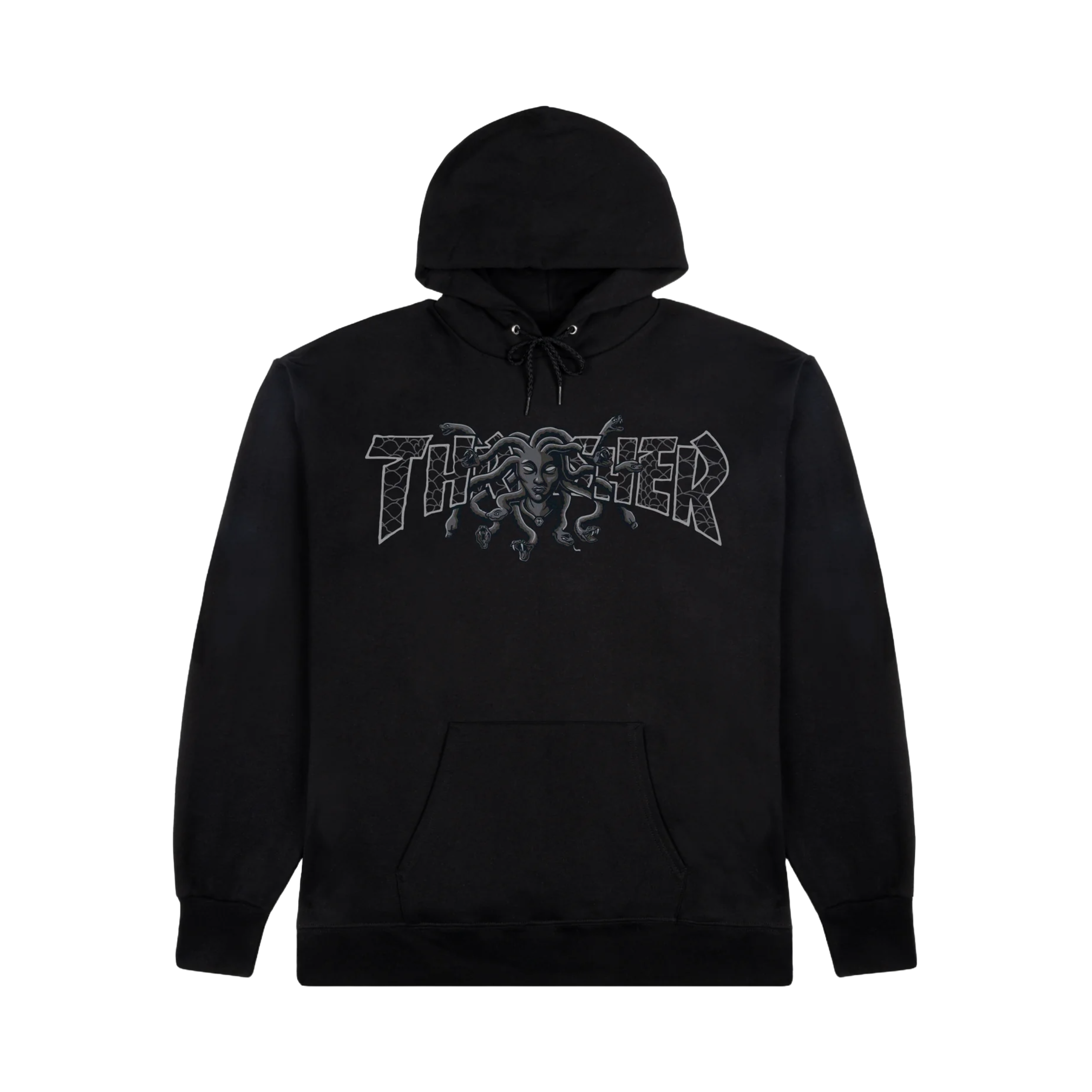 Thrasher hoodie shop black and white