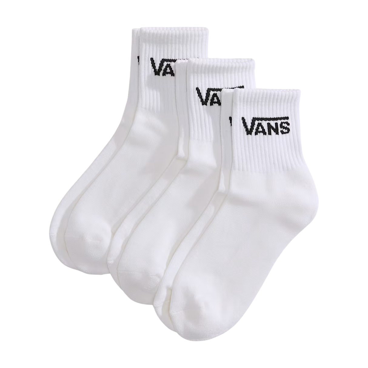 Vans Classic Half Crew 6 Pack Socks - (Half) White