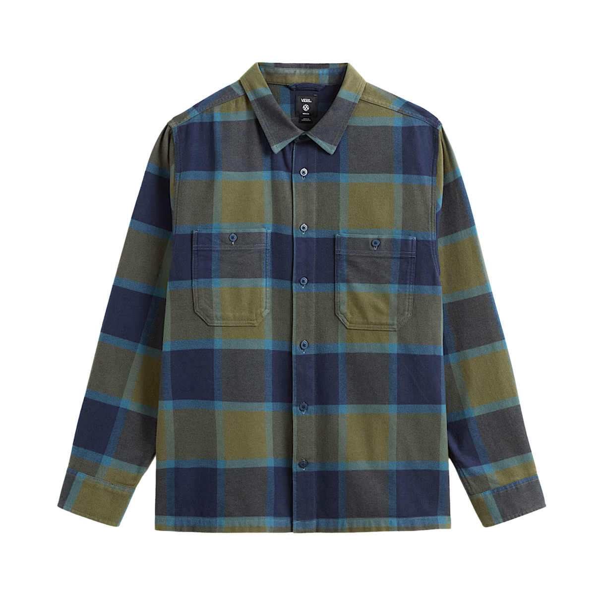 Vans Larkspur Plaid Flannel Shirt - Grape Leaf / Parisian Night