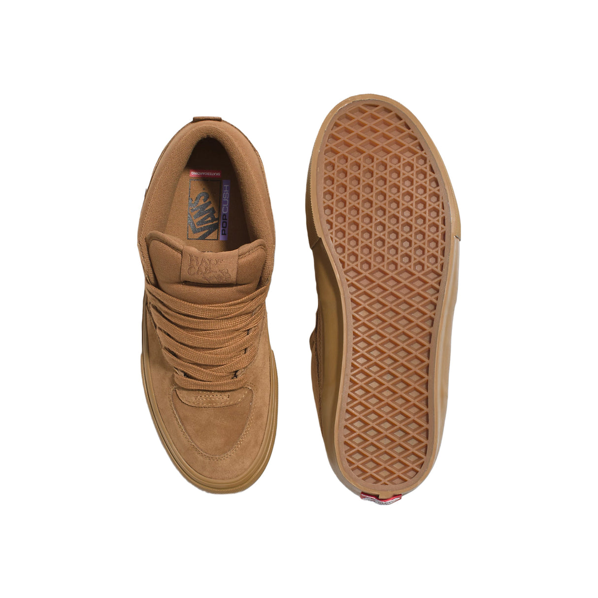 Vans Skate Half Cab Shoes - Brown / Gum