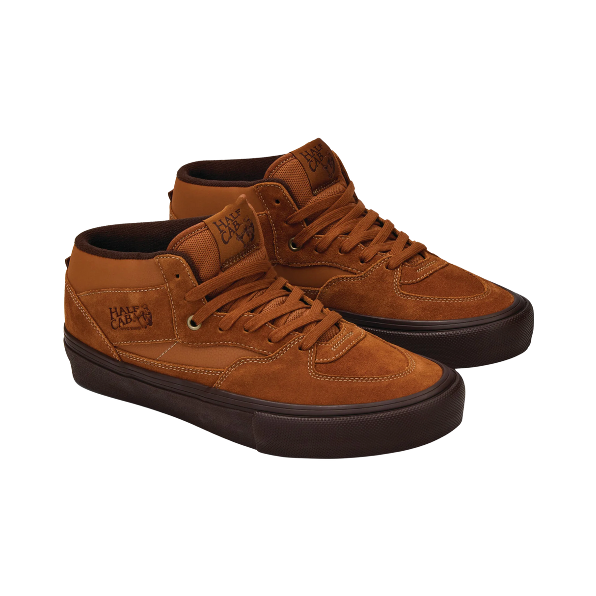 Vans Skate Half Cab Shoes - Golden Brown / Gum