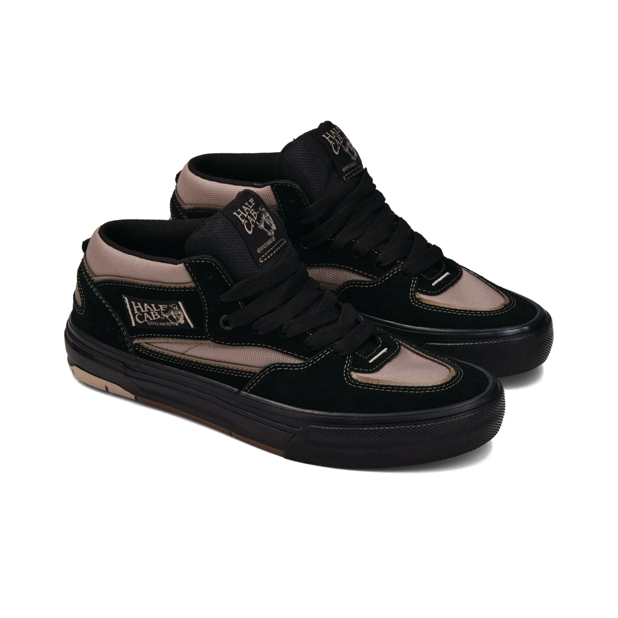 Vans Skate Half Cab Wafflecup Shoes - Black / Peyote