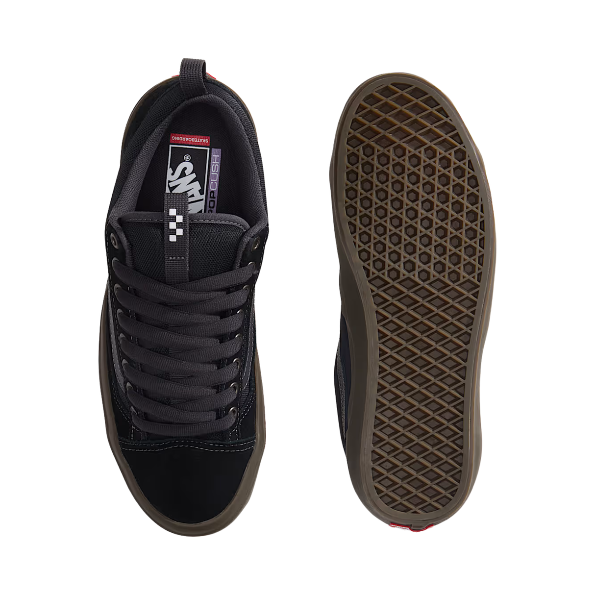 Vans Skate Old Skool 36+ Shoes - Black / Charcoal