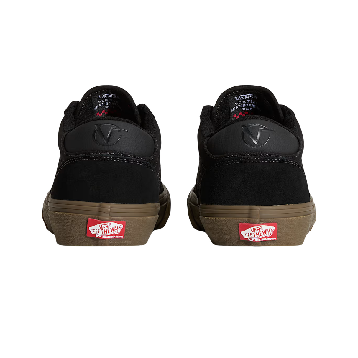 Vans Skate Rowan Shoes - Black / Dark Gum