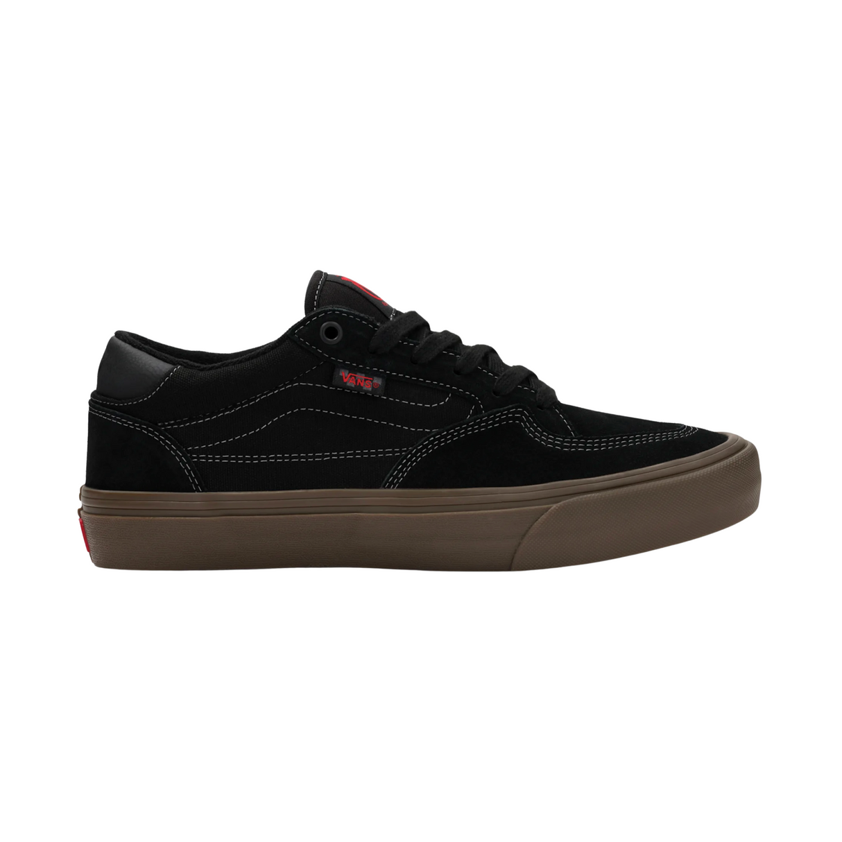 Vans Skate Rowan Shoes - Black / Dark Gum