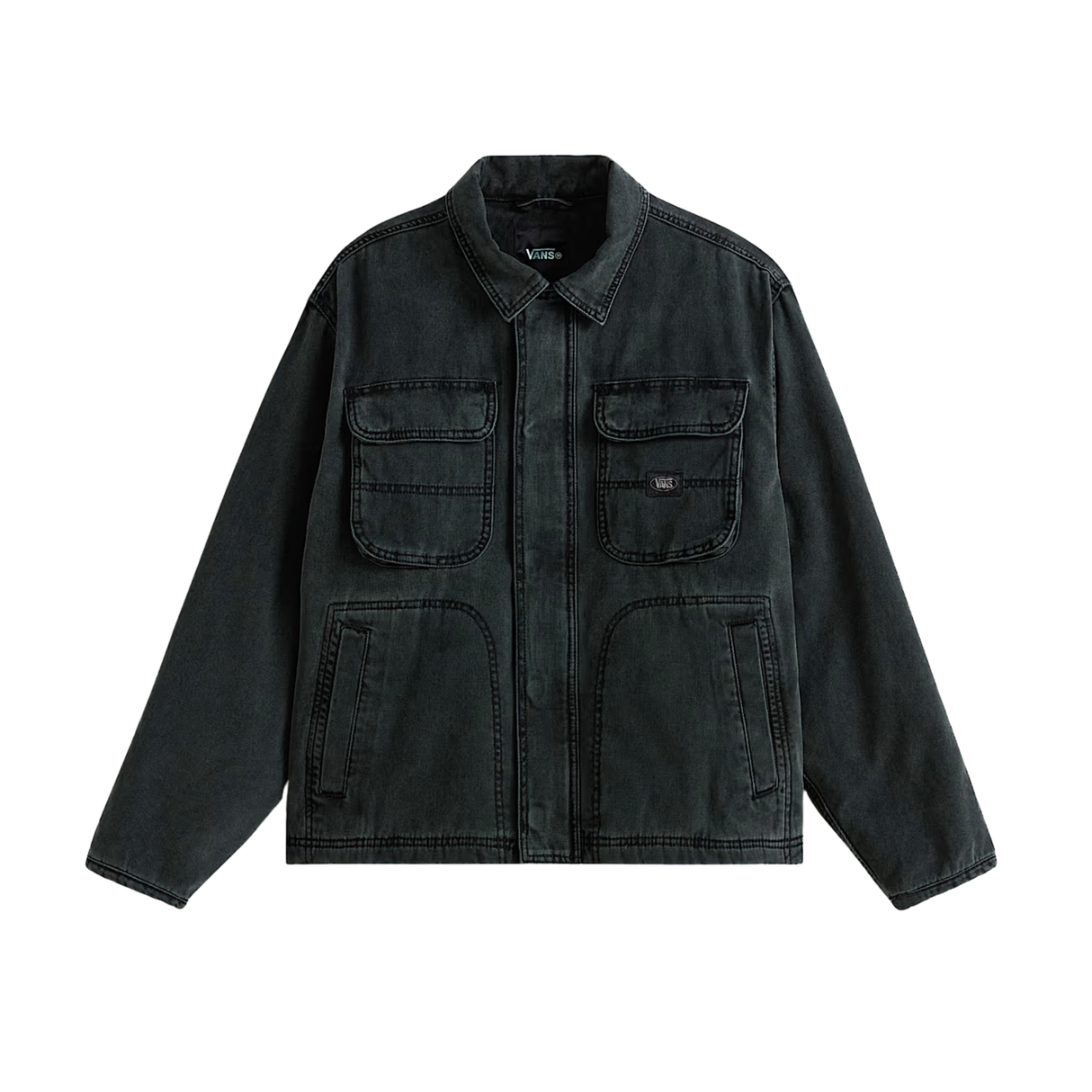Vans Umber Pigment Canvas Jacket - Black