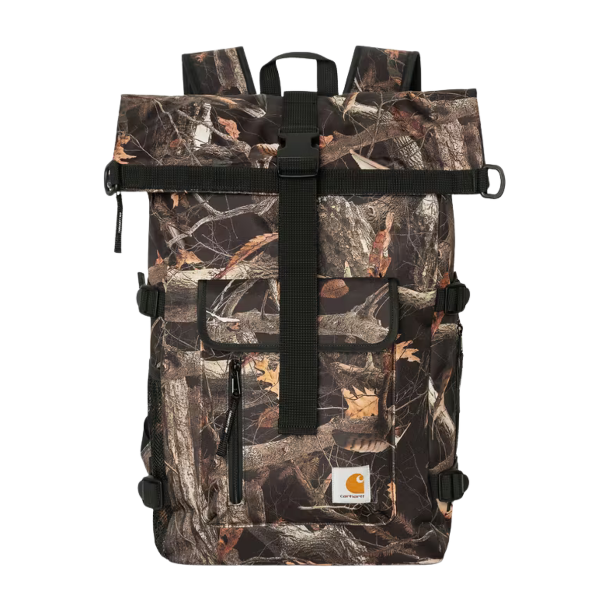 Carhartt WIP Philis Backpack - Camo Feather Tree, Black
